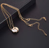 Set Collar Yin Yang Dorado Pareja