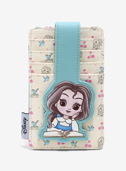 La Bella Y La Bestia Tarjetero Chibi Disney