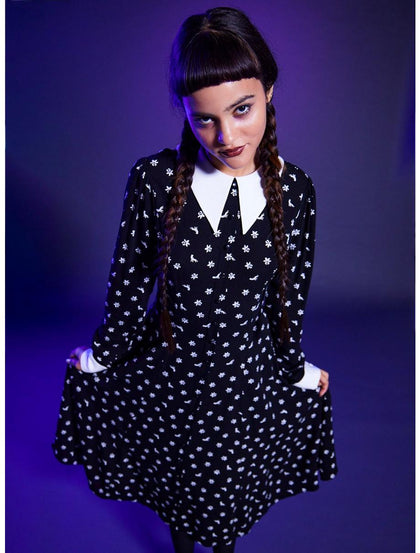 Addams Family Merlina Vestido Wednesday