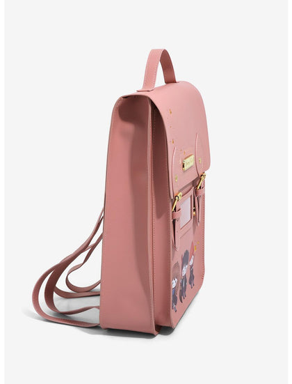 Harry Potter Mochila Personajes Chibi Color Rosa