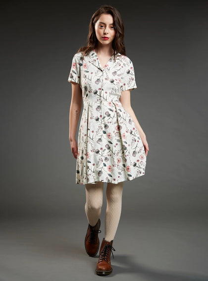 Outlander Vestido Floral Claire Fraser