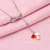 Collar Snoopy Infinito Corazón