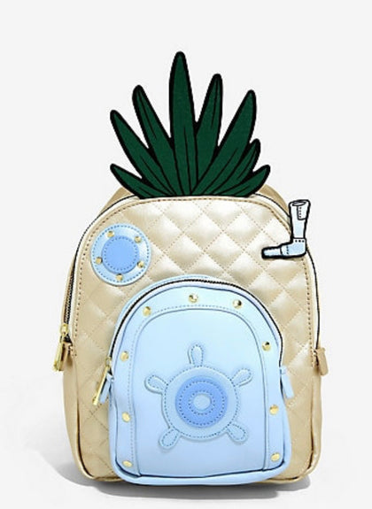 Bob Esponja Mochila Dorada