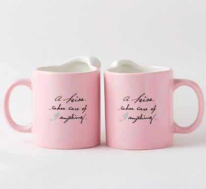 La Sirenita Set de Tazas Para Pareja Ariel Amor