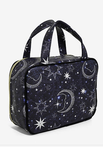 Set De Maleta Y Bolsas Para Maquillaje Galaxia