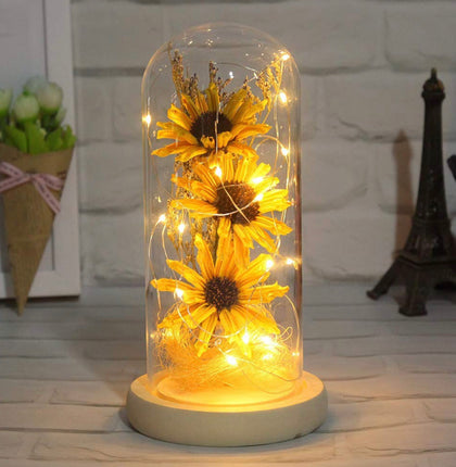 Girasol Encantado Vidrio