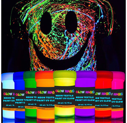 Pinturas Tie Dye Neon UV