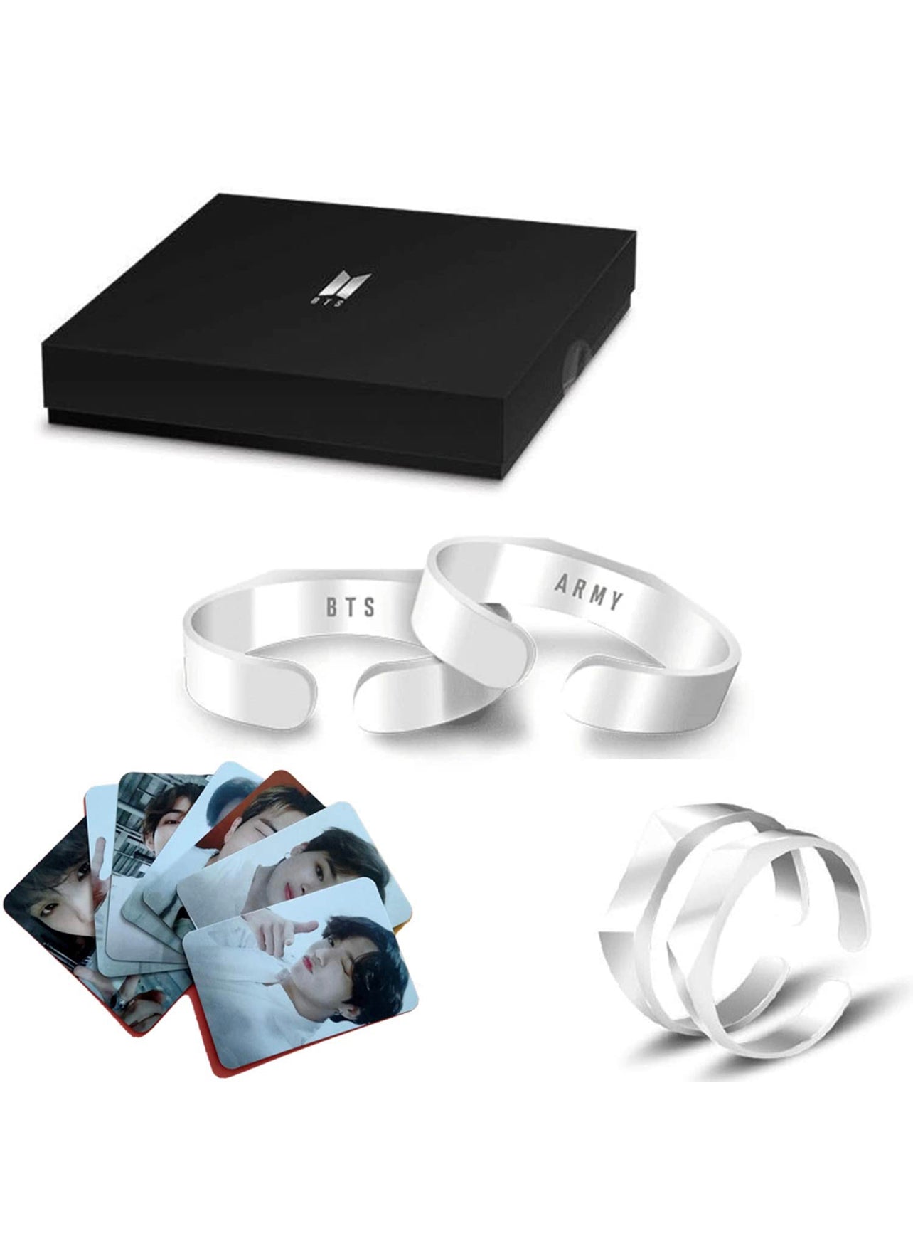BTS Set De Anillos Bff Bt21 Army