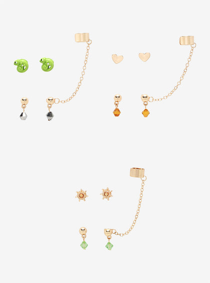 Enredados Set de Aretes Rapunzel Pascal