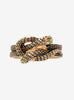 Harry Potter Slytherin Anillo Serpiente Dorada