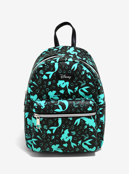 La Sirenita Mochila Ariel Silueta Cola Marina