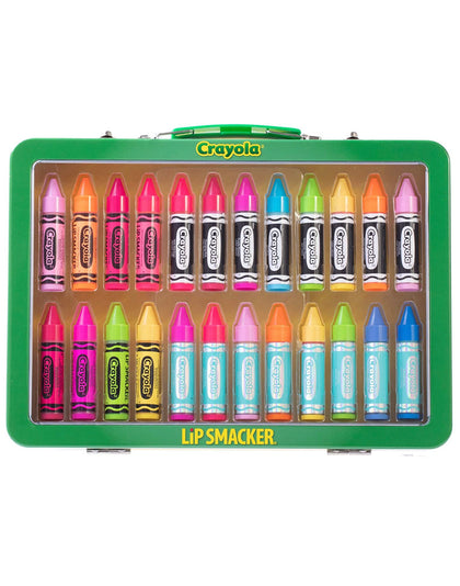 Crayola Kit Lip Smacker Balsamo Labial 24 Piezas