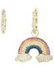 Aretes Rainbow Dúo Hoops Arcoiris
