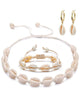 Set De Collar Concha De Mar Tobillera Aretes