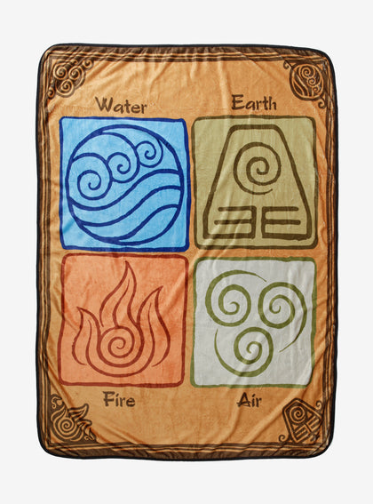 Avatar Cobija Agua Tierra Fuego Aire