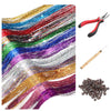 Extensiones De Cabello Colores Hair Tinsel