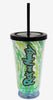 Rick y Morty Vaso Brilla en Obscuridad