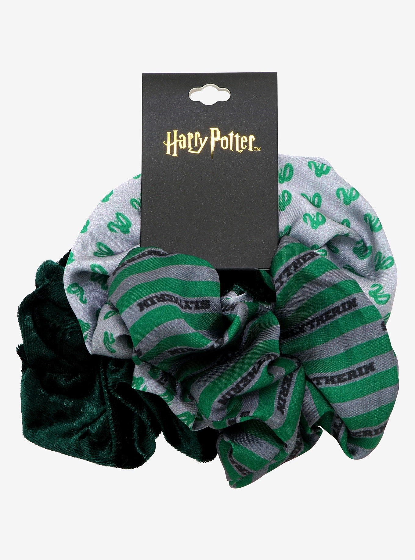 Harry Potter Set Scrunchies Slytherin