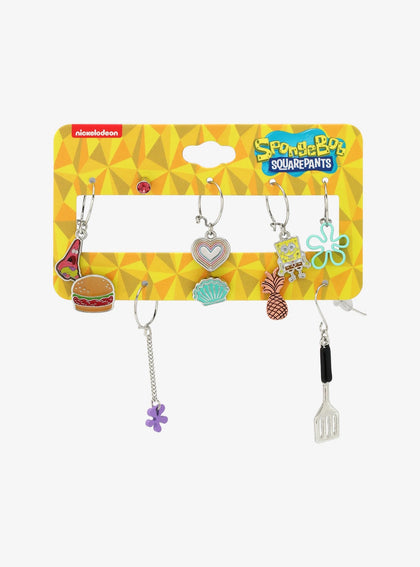 Bob Esponja Set De Aretes Mismatch