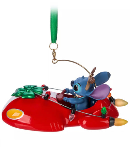 Stitch Nave Espacial Ornamento Arbolito Navidad