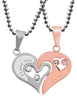 Set De Collares Corazón Pareja