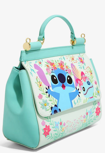 Lilo & Stitch Bolsa Con Scrump Flores