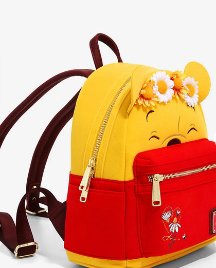 Winnie Pooh Mochila Flores