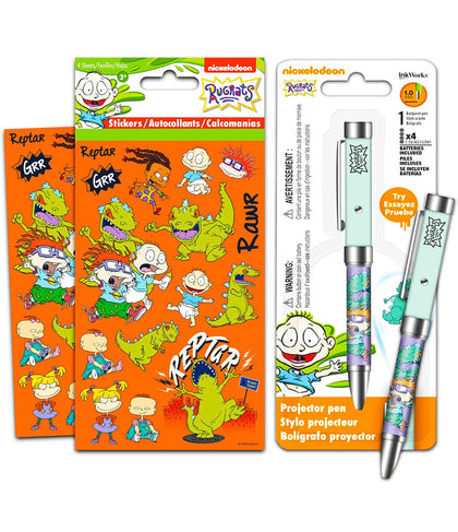 Rugrats Set De Pluma Y Calcamonias Oficina