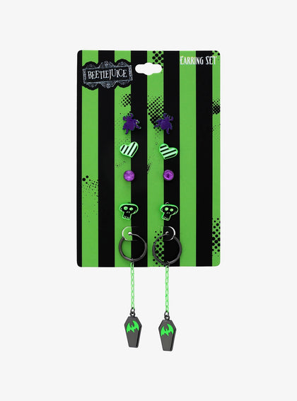 BeetleJuice Set De Aretes