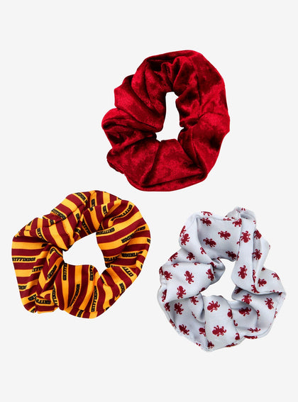 Harry Potter Set Scrunchies Gryffindor