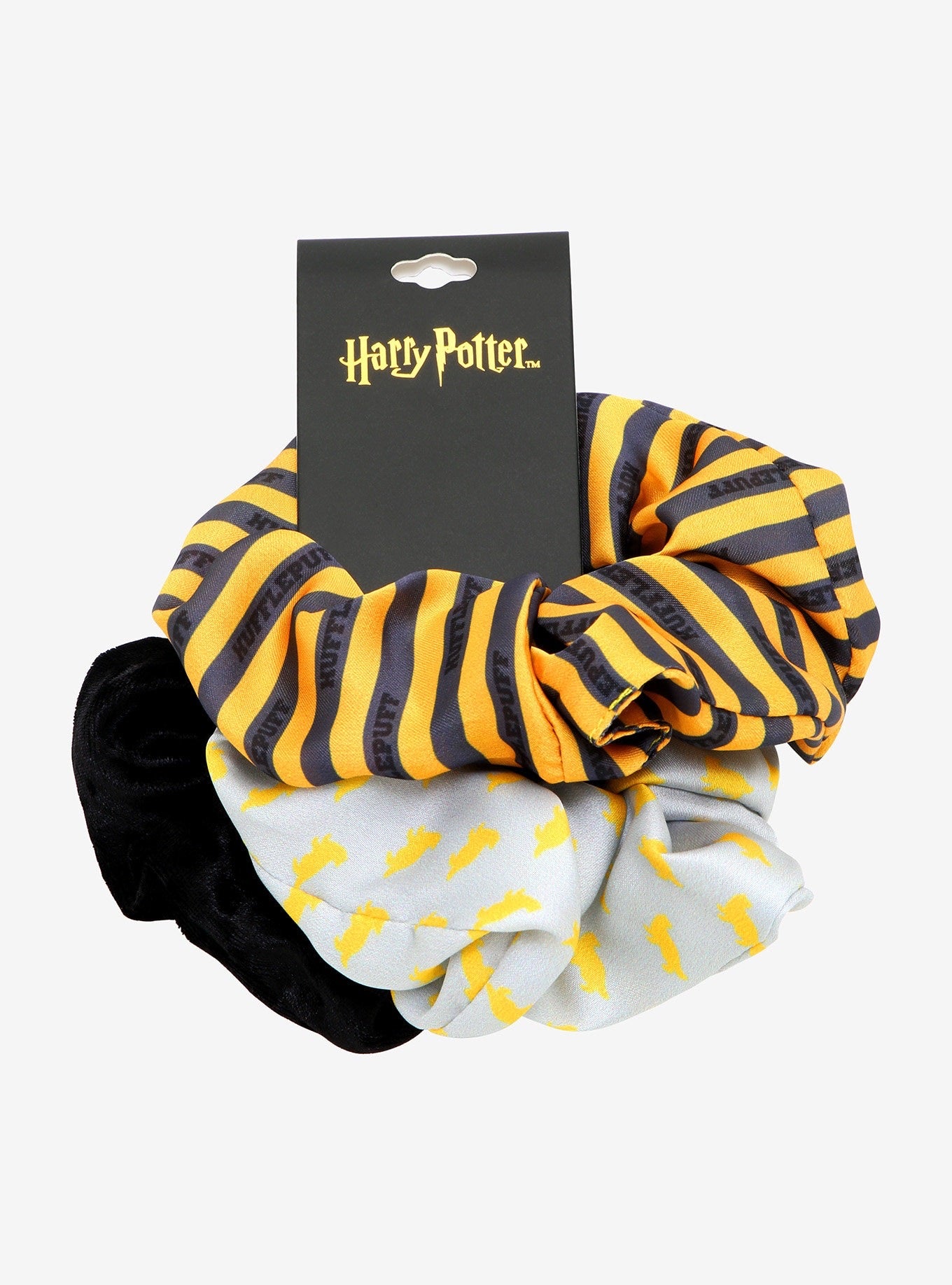 Harry Potter Set Scrunchies Hufflepuff