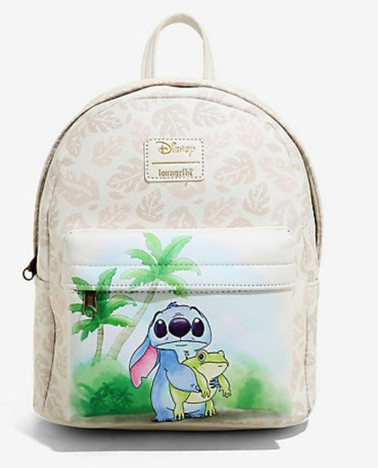 Lilo & Stitch Mochila Stitch Beige Ohana PRE- ORDEN