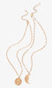 Collar Sol y Luna Set Dorado