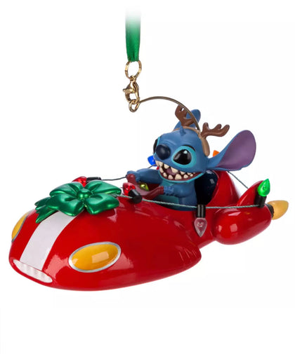 Stitch Nave Espacial Ornamento Arbolito Navidad