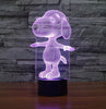 Lámpara Holografica Snoopy Con Descuento