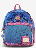 La Bella Durmiente Mochila Princesa Aurora Cambiante Rosa y Azul