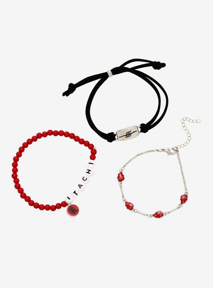 Naruto Set De Brazaletes Itachi Akatsuki