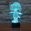 Lámpara Holografica Snoopy Con Descuento