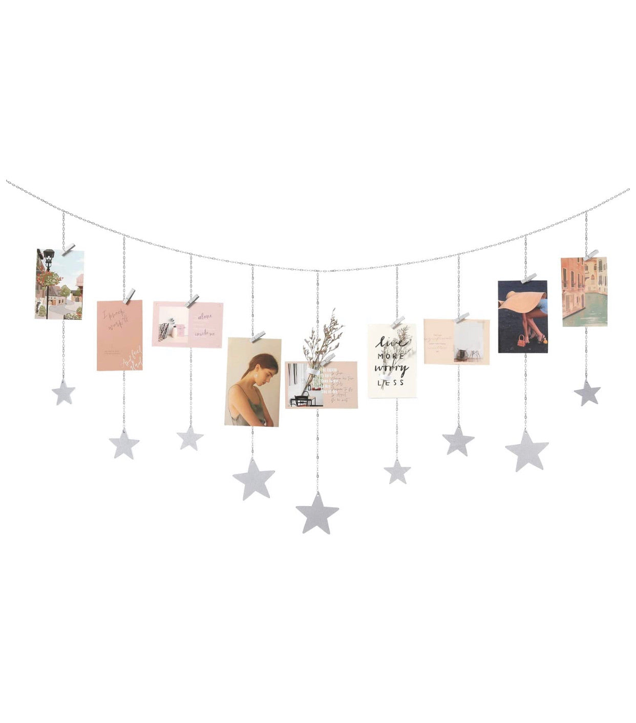 Cuerda Estrellas Para Colgar Fotos – Accesorios-Mexicali