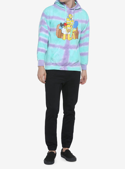 Los Simpson Hoddie Tie Dye Sudadera