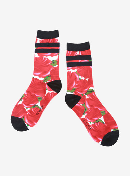 La Bella Y La Bestia Calcetines Rosa