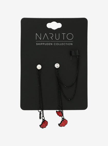 Naruto Set de Aretes Akatsuki