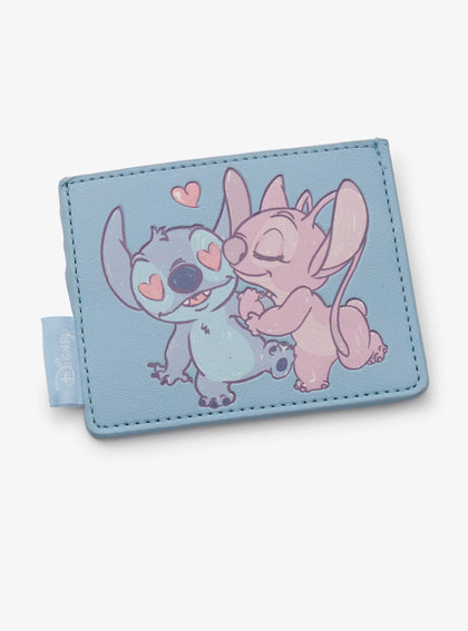 Stitch Y Ángel Tarjetero Amor