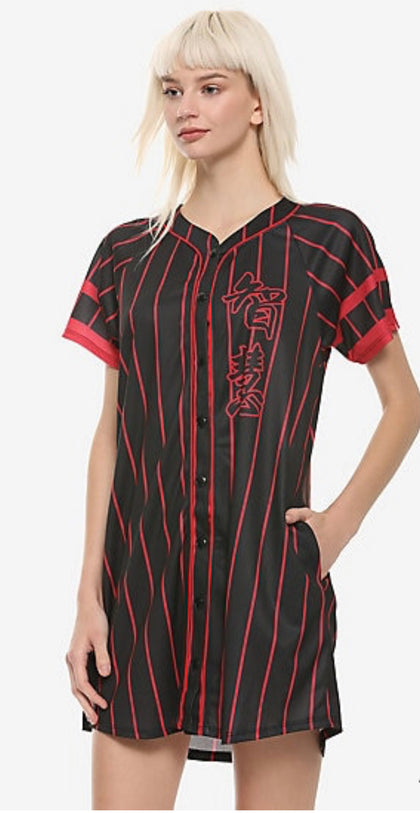 Mulan Vestido Estilo Baseball T-Shirt