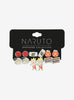 Naruto Shippuden Set De Aretes Akatsuki Ramen