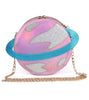 Bolsa Planeta Saturno Rosa
