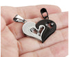 Set De Collares Corazón Pareja