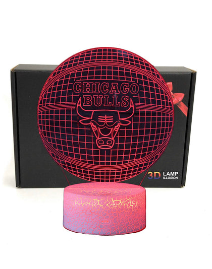 Lampara Holografica Chicago Bulls