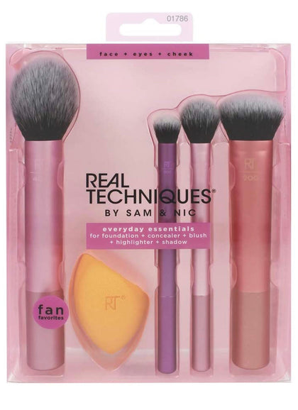 Real Techniques Every Day Essentials Set De Brochas