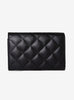 Cartera Logo Disney Elegante Negra Perlas